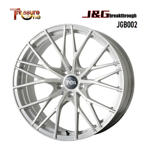 送料無料 トレジャーワン J&G breakthrough JGB002 9J-19 +42 5H-120 (19インチ) 5H120 9J+42【2本セット 新品】