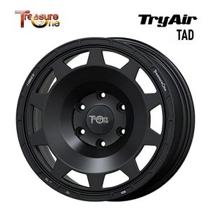 送料無料 トレジャーワン TryAir TAD 8J-17 +20 5H-139.7 (17インチ) 5H139.7 8J+20【1本単品 新品】