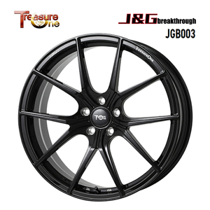 送料無料 トレジャーワン J&G breakthrough JGB003 9.5J-20 +30 5H-120 (20インチ) 5H120 9.5J+30【2本セット 新品】