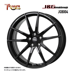 送料無料 トレジャーワン J&G breakthrough JGB004 8J-19 +45 5H-114.3 (19インチ) 5H114.3 8J+45【2本セット 新品】