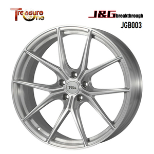 送料無料 トレジャーワン J&G breakthrough JGB003 8J-19 +45 5H-112 (19インチ) 5H112 8J+45【1本単品 新品】