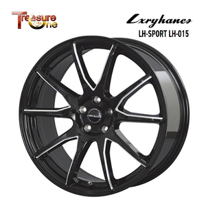 送料無料 トレジャーワン Lxryhanes LH-SPORT LH-015 7J-17 +48 5H-114.3 (17インチ) 5H114.3 7J+48【4本セット 新品】