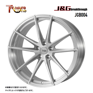 送料無料 トレジャーワン J&G breakthrough JGB004 8.5J-20 +25 5H-120 (20インチ) 5H120 8.5J+25【4本セット 新品】