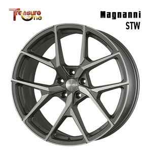 送料無料 トレジャーワン Magnanni STW 7.5J-19 +48 5H-114.3 (19インチ) 5H114.3 7.5J+48【4本セット 新品】