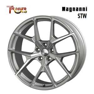 送料無料 トレジャーワン Magnanni STW 7.5J-19 +48 5H-114.3 (19インチ) 5H114.3 7.5J+48【1本単品 新品】