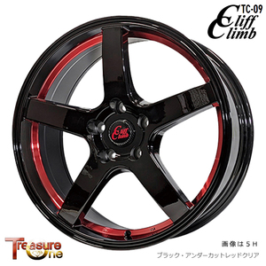 送料無料 トレジャーワン CliffClimb TC-09 6J-16 +45 4H-100 (16インチ) 4H100 6J+45【2本セット 新品】