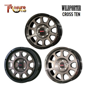 送料無料 トレジャーワン WILDPORTER CROSS TEN 6.5J-16 +38 6H-139.7 (16インチ) 6H139.7 6.5J+38【4本セット 新品】