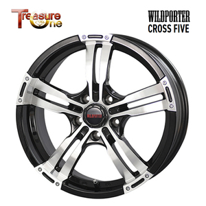 送料無料 トレジャーワン WILDPORTER CROSS FIVE 7J-16 +40 5H-114.3 (16インチ) 5H114.3 7J+40【2本セット 新品】