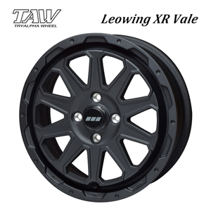 送料無料 トライアルファ Leowing XR Vale 5J-15 +45 4H-100 (15インチ) 4H100 5J+45【4本セット 新品】