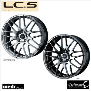 送料無料 ウェッズ DELMORE LC.S レクサス／トヨタ専用モデル 7.5J-18 +35 5H-114.3 (18インチ) 5H114.3 7.5J+35【1本単品 新品】