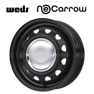 送料無料 ウェッズ NeoCarrow 4.5J-14 +45 8H-100/114.3 (14インチ) 8H100/114.3 4.5J+45【1本単品 新品】