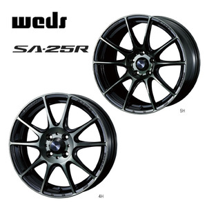 送料無料 ウェッズ WedsSport SA-25R 7.5J-17 +48 5H-100 (17インチ) 5H100 7.5J+48【1本単品 新品】