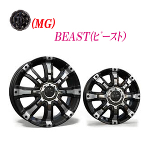 送料無料 クリムソン MG BEAST 7J-16 +35 5H-127 (16インチ) 5H127 7J+35【4本セット 新品】