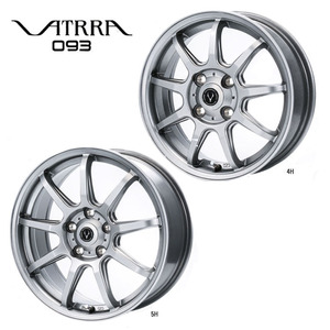 送料無料 ハートボイス VATRRA 093RS 4.5J-15 +45 4H-100 (15インチ) 4H100 4.5J+45【4本セット 新品】