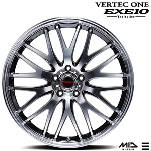 送料無料 マルカサービス VERTEC ONE EXE10 V selection 7J-18 +40 5H-114.3 (18インチ) 5H114.3 7J+40【4本セット 新品】