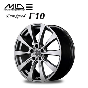 送料無料 マルカ サービス EuroSpeed F10 6.5J-16 +53 5H-114.3 (16インチ) 5H114.3 6.5J+53【4本セット 新品】