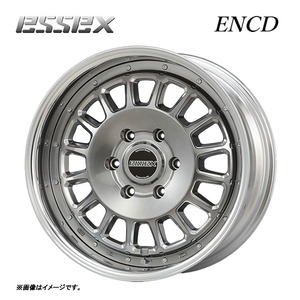 送料無料 エセックス ENCD-19 10.5J-19 -15～50 6H-139.7 (19インチ) 6H139.7 10.5J-15～50【2本セット 新品】