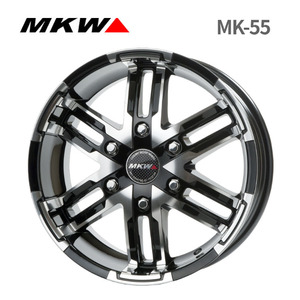 送料無料 MKW MK-55 6.5J-16 +35 6H-139.7 (16インチ) 6H139.7 6.5J+35【2本セット 新品】