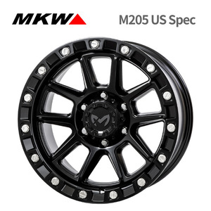 送料無料 MKW M205 US Spec 8.5J-17 ±0 6H-139.7 (17インチ) 6H139.7 8.5J±0【4本セット 新品】