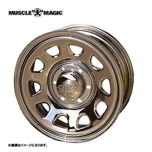 送料無料 マッスルマジック AWC デイトナIIリバース 7J-16 +35 6H-139.7 (16インチ) 6H139.7 7J+35【4本セット 新品】