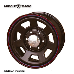 送料無料 マッスルマジック AWC デイトナスポーク リバース 7J-16 +30 6H-139.7 (16インチ) 6H139.7 7J+30【1本単品 新品】