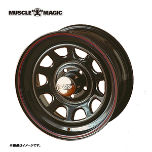 送料無料 マッスルマジック AWC デイトナ USA 7J-15 +12 5H-114.3 (15インチ) 5H114.3 7J+12【1本単品 新品】