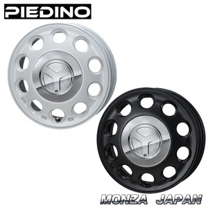 送料無料 モンツアジャパン PIEDINO 4.5J-15 +45 4H-100 (15インチ) 4H100 4.5J+45【1本単品 新品】