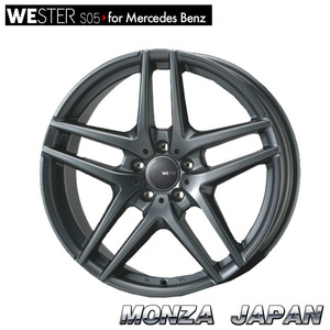 送料無料 モンツアジャパン WESTER S05 for MercedesBenz 7J-16 +48 5H-112 (16インチ) 5H112 7J+48【1本単品 新品】