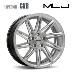 送料無料 MLJ HYPERION CVR 8.5J-20 +35 5H-114.3 (20インチ) 5H114.3 8.5J+35【2本セット 新品】