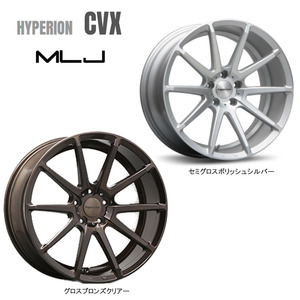 送料無料 MLJ HYPERION CVX 8J-18 +38 5H-114.3 (18インチ) 5H114.3 8J+38【4本セット 新品】