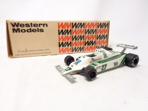 Western Models WRK 26 SAUDIA LEYLAND WILLIAMS FW07B Western model ui rear mz Manufacturers final product ( box attaching )