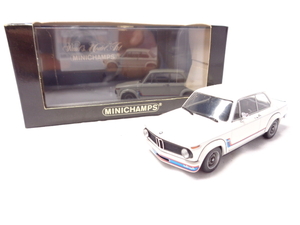 MINICHAMPS 430 022200 BMW 2002 Turbo 1973-74 ミニチァンプス BMW 2002 ターボ （箱付）送料別