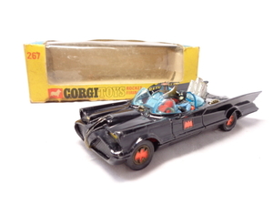 CORGI TOYS 267 BATMOBILE WITH BATMAN & ROBIN コーギー バットモービル （箱付）送料別