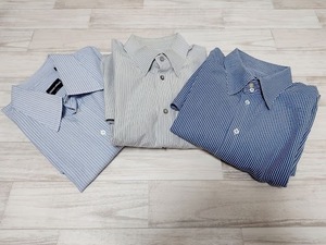 ARMANI アルマーニ ワイシャツ Yシャツ 3点まとめ売り サイズ43/17 長袖