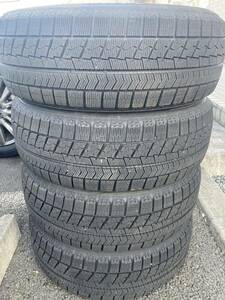 冬4本 195/65R15 91Q ブリヂストン BS ブリザック VRX バリ溝 倉庫保管 ゴム質良好 中古スタッドレス ノア VOXY プリウス 19