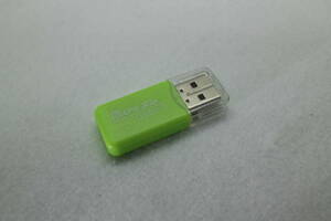 micro SD USB カードリーダー USB2.0 グリーン 送料84円～