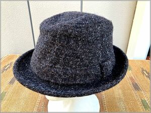 *issey miyake MEN Issey Miyake men 80s hat wool tweed made in Japan * inspection Vintage hat cap 