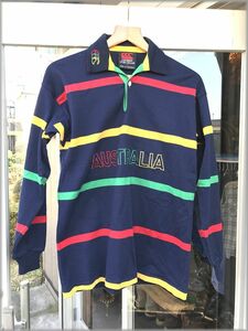 ★カンタベリー　状態良好　オーストラリア製　ラガーシャツ　size S★ラグビー