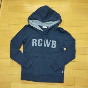 【S】ロデオクラウンズ★フード付き★スエット★トレーナー★ネイビー★RCWB