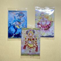 【プリキュア オールスターズ】ウエハースカード　キュアスパイシー＆キュアヤムヤム＆キュアフィナーレ　未開封_画像1