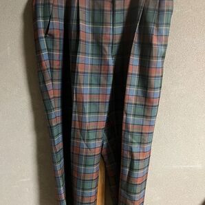 Ayne doppio 福袋PING vintage check pattern pants チェックパンツ オールド 柄 AW