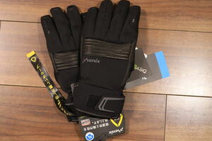 未使用新品★PHENIX DELTA Combi Leather Gloves フェニックス スキーグローブ (ブラック) XLサイズ　定価9790円