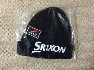★新品★スリクソン ゴルフ ニットキャップ 黒 ブラック SRIXON Z-STAR 刺繍ロゴ GOLF SMH7161X