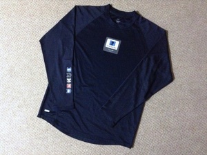 ★中古★ナイキ DRI-FIT 長袖Tシャツ ロングスリーブシャツ トップス メンズ ロンT XLサイズ 紺色 ネイビー トレーニング ジム NIKE