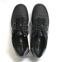 ニューバランス NBG574GBLK US8.0(26.0cm) new balance 574 GREENS NGB 574 GBLK 2E-WIDE ゴルフシューズ ブラック ワイド スパイクレス_画像2