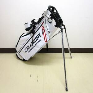 Callaway アスレ スタンド ホワイト 5123274 日本正規品 キャロウェイ BG CG STN ATHLE WHT 23 JM 軽量 47インチ対応 スタンドバッグ