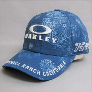 オークリー キャップ FOS901577-66V ブルーストームプリント FIXED CAP FA 23.0★送料無料 OAKLEY フィックスド BLUE STORM PRINT ブルー