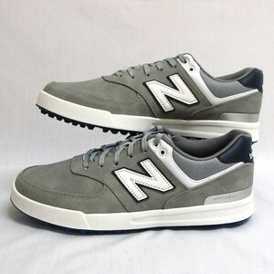 ニューバランス NBG574GGW US8.0(26.0cm) new balance 574 GREENS NGB 574 GGW 4E-X-WIDE ゴルフシューズ グレー ワイド スパイクレス