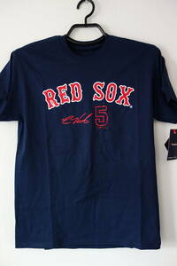 *即決*　MLB　ボストン・レッドソックス　ドジャース　#5　キケ・ヘルナンデス　Tシャツ　プリントサイン入り　新品未使用タグ付き