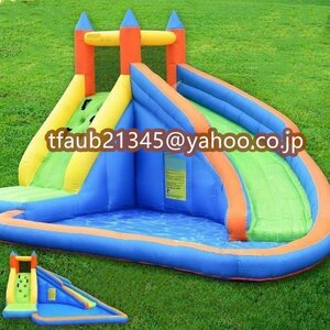 [ke- leaf shop ] pool playground equipment vinyl pool trampoline water slider outdoor Event present 
